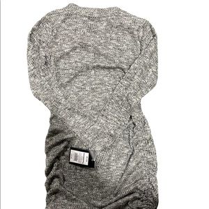 Girls gray comfy sweater dress- art class